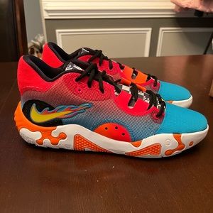 Nike PG 6 NRG Hot Wheels Paul George Basketball Shoes DH8446-400 Size 11.5